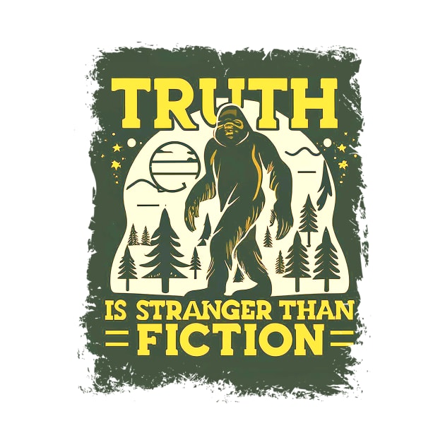 Bigfoot Sasquatch "Truth is Stranger Than Fiction" by candiscamera