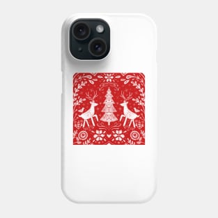 Winter Woodland Scene Phone Case