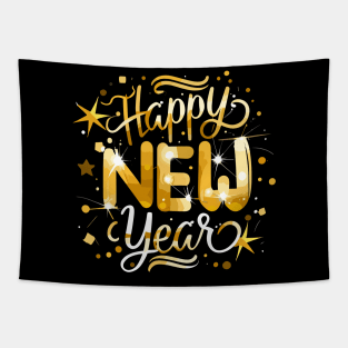 Happy New Year Tapestry