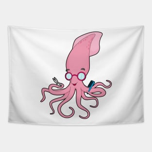 Squid Hairdresser Scissors Tapestry