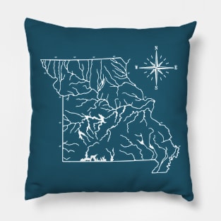 Missouri Waterways Pillow