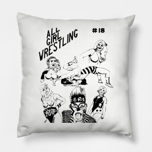 Pro wrestling all girl Pillow