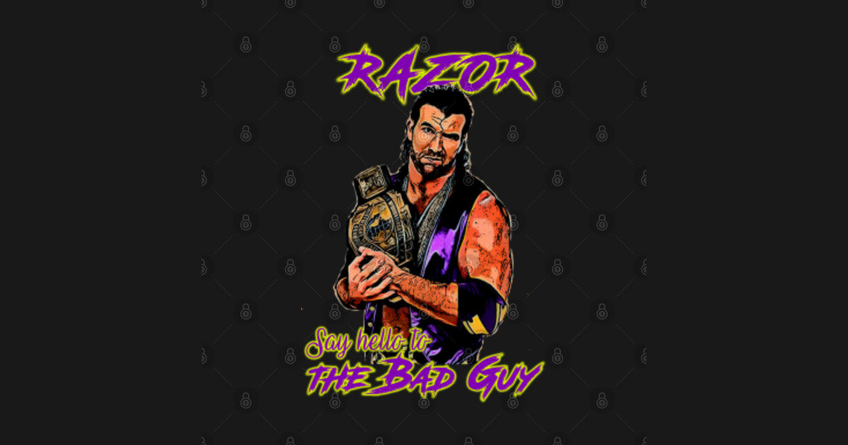 razor ramon - Wrestling - Posters and Art Prints | TeePublic