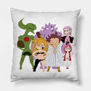 Chibi Commandments Pillow