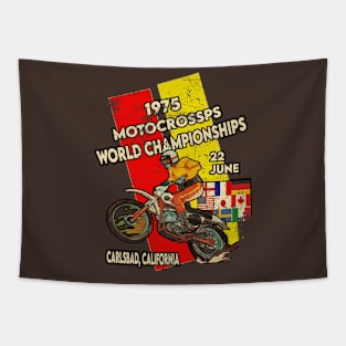 Motocross // World Championships 1975 Tapestry