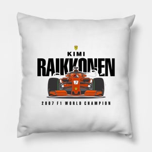 Kimi Raikkonen 2007 World Champion Pillow