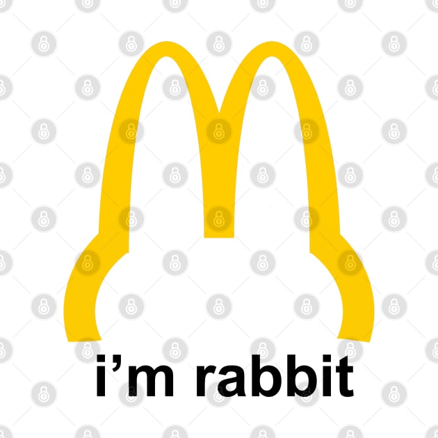 I'm Rabbit Tee by corgitee