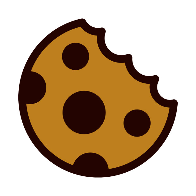 Chocolate Chip Cookie Bite Cartoon Icon - Cookie - Tapestry | TeePublic