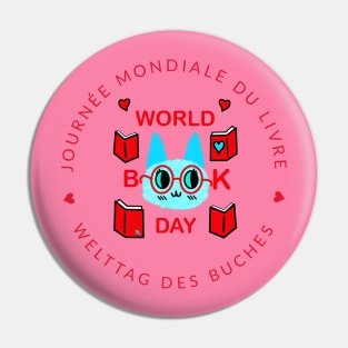 Journée Mondiale du Livre World Book Day Pin