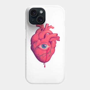 Anatomical Heart With An Eye Phone Case