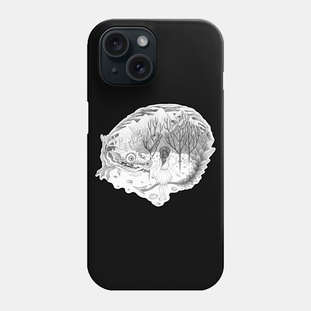 Dragon girl Phone Case by ruta13art