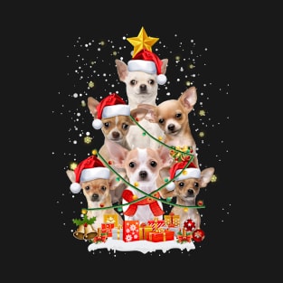 Funny Boxer Dog Christmas Tree Gift Xmas for Men Women T-Shirt