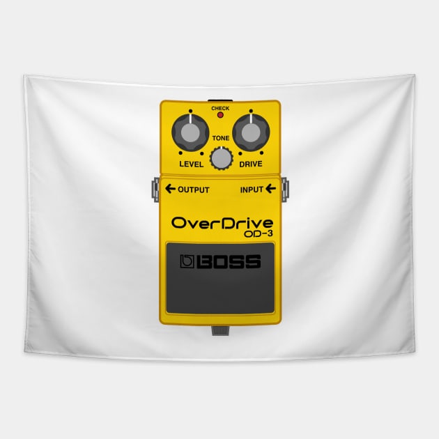 Boss OD-3 OverDrive Guitar Effect Pedal Tapestry by conform