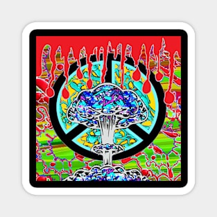 Graffiti Explosion Rainbow art Magnet