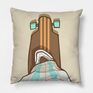 Good Ole Longboarding Pillow