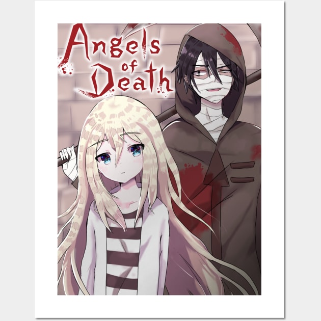 AOD: Zack, Rachel art by Kibo-Kibo - Angels Of Death - T-Shirt