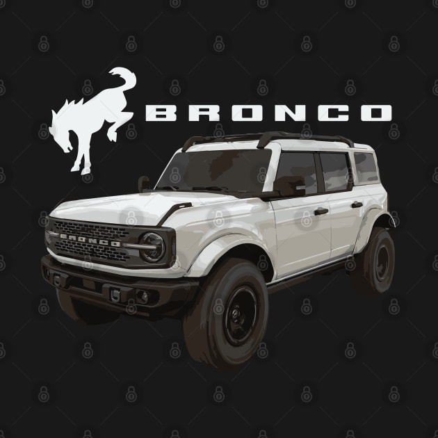 white bronco badlands 4x4 ford by cowtown_cowboy