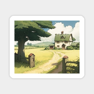 Farmhouse - Postcard Series Magnet