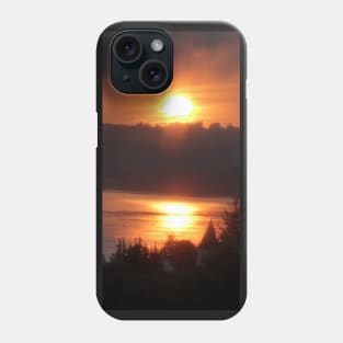 golden columbia river sunrise 4 Phone Case