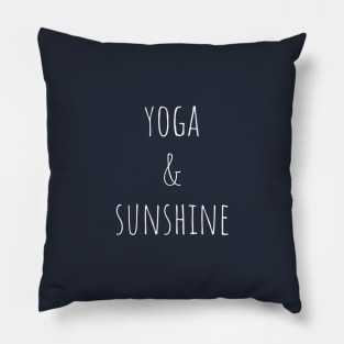 Yoga n Sunshine Pillow