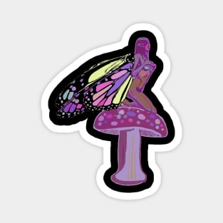 Black Fairy fae of color Magnet