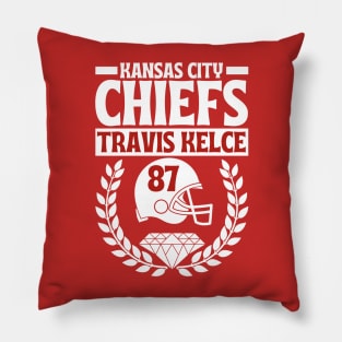 Kansas City Chiefs Travis Kelce 87 Helmet American Football Pillow