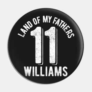 Land of my fathers vintage distressed - 11 Pin