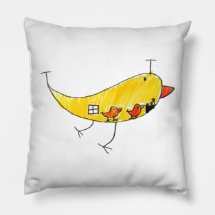 Flying Chick Vehicle Pillow