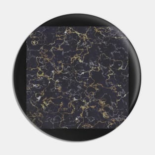 Black marble stone with gold veins Pin