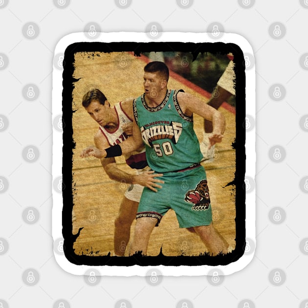 Big Country Posting Up Dr. Crash 'Bryant Reeves' Magnet by Wendyshopart