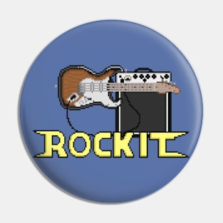 Rock It Clear Pin