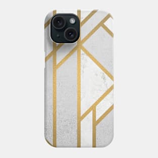 Luxurious White Art Deco Phone Case