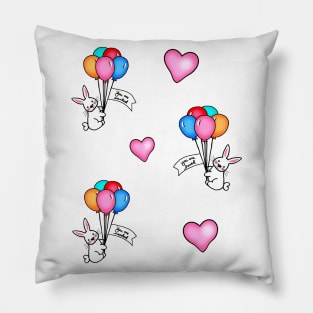 Ascending Love BuNnIeS Pillow