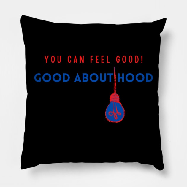 Where do you go when the lights go out?  Harry Hood Pillow by Abide the Flow