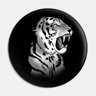 Tiger attack Pin