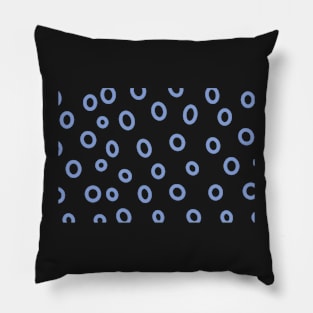 Minimalistic Blue Dots Pillow