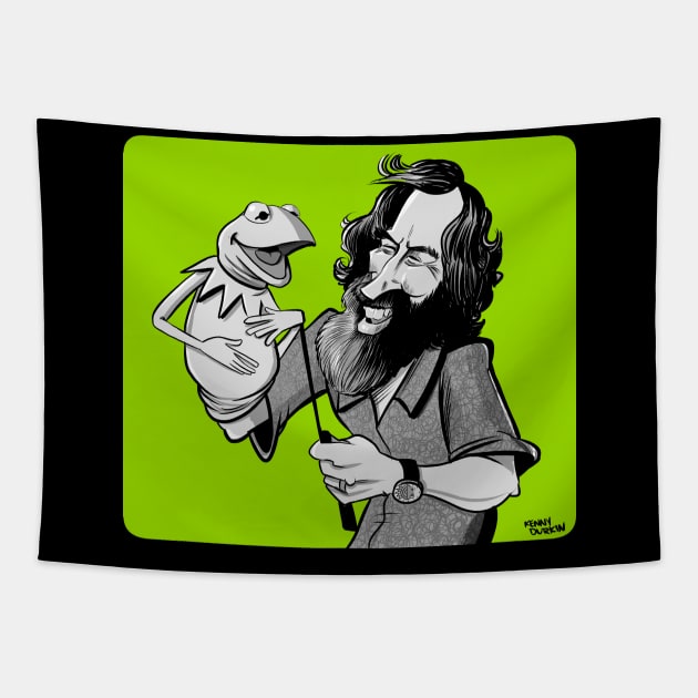 Kermit and Jim Tapestry by Durkinworks