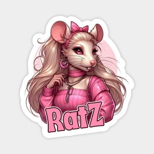 Ratz rat doll meme Magnet