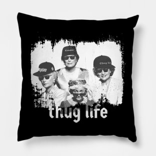 Golden Girls - thug life retro Pillow