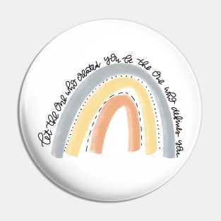 uplifting daily inspirational quote boho rainbow Pin