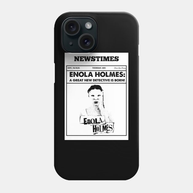 Enola holmes Phone Case by MURCPOSE