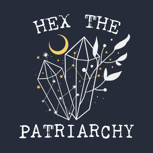 Hex The Patriarchy Femіnist Witch Funny Magical Mystical Magic crystal by Meteor77