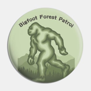 Bigfoot Forest Patrol Pin