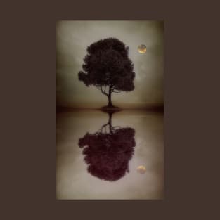 Lone Tree Reflecting Off The Water T-Shirt