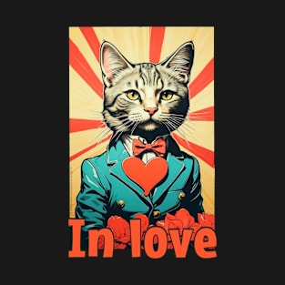 cat in love T-Shirt