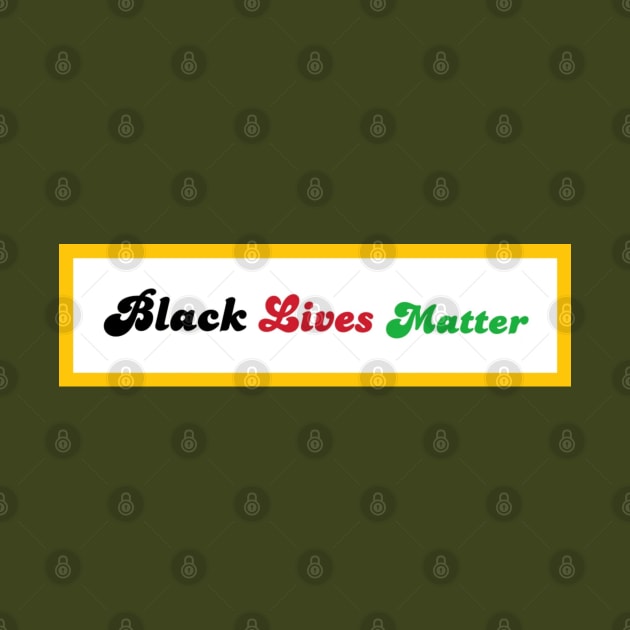 Black Lives Matter - Pan African Diaspora - Double-sided by SubversiveWare