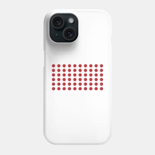 Retro Red Polka Dots #home #decor #retrostyle #polkadots #stylish #sixties Phone Case