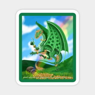 Lucky the St. Patrick's Day Dragon Magnet