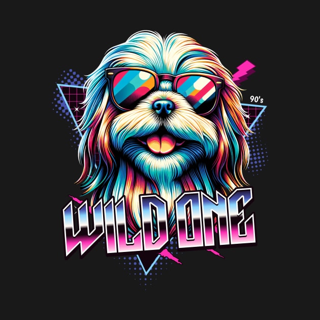 Wild One Shih Tzu by Miami Neon Designs