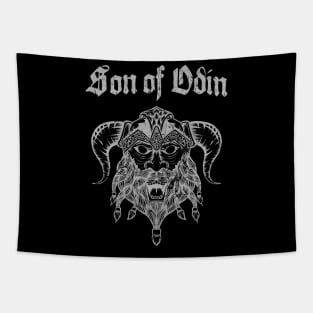 Son Of Odin Viking Warrior Nordmann Bart Tapestry